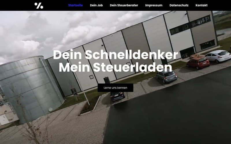 Website von Mein Steuerladen – moderne Steuerberatung